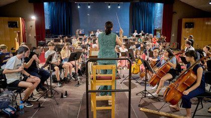 presentación de Selección de fotos de la experiencia musical con la Banda Sinfónica Municipal de Madrid 
